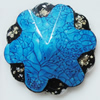 Resin Cabochons, No-Hole Jewelry findings, 32mm, Sold by PC