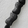 Natural Lava Beads, 31x18x8mm Hole:2mm, Sold per 16-inch Strand