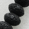 Natural Lava Beads, Rondelle 13mm Hole:2mm, Sold per 16-inch Strand