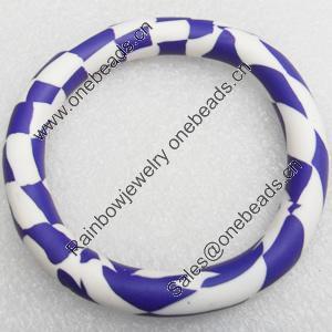 Pottery Clay Bracelet, width approx:12mm, Outer diameter about:6-inch, Sold by PC