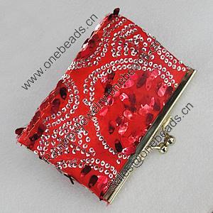 Fashion Jewelry Bag, About:83x66x40mm, Sold by PC