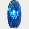 Resin Zircon, No-Hole Jewelry findings, 4x11.5mm, Sold by Bag