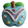 Resin Cabochons, No-Hole Jewelry findings, 22x24mm, Sold by PC