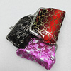 Fashion Jewelry Bag, Mix Color，91x65mm, Sold by PC