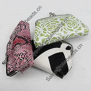 Fashion Jewelry Bag, Mix Color，91x65mm, Sold by PC