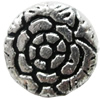 Antique Silver Plastic Beads, 16mm, Hole:Approx 1.5mm, Sold by Bag