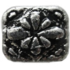 Antique Silver Plastic Beads, 12x11mm, Hole:Approx 1.5mm, Sold by Bag