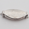 Beads Zinc Alloy Jewelry Findings Lead-free, 14x6mm Hole:1mm, Sold by Bag 