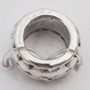 Beads Zinc Alloy Jewelry Findings Lead-free, O:8mm I:5mm, Sold by Bag 