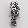 European Style Beads Zinc Alloy Jewelry Findings Lead-free, 8x20mm Hole:5mm, Sold by Bag 