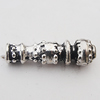 Beads Zinc Alloy Jewelry Findings Lead-free, 22x7mm Hole:2mm, Sold by Bag 