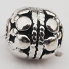Beads Zinc Alloy Jewelry Findings Lead-free, 8x7mm Hole:1.5mm, Sold by Bag 