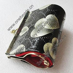 Fashion Jewelry Bag, About:103x75x45mm, Sold by PC