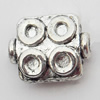Beads Zinc Alloy Jewelry Findings Lead-free, 9x7mm Hole:1mm, Sold by Bag 