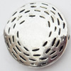 Beads Zinc Alloy Jewelry Findings Lead-free, 15mm Hole:1mm, Sold by Bag 