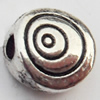 Beads Zinc Alloy Jewelry Findings Lead-free, 6mm Hole:1mm, Sold by Bag 