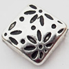 Beads Zinc Alloy Jewelry Findings Lead-free, 9mm Hole:1mm, Sold by Bag 