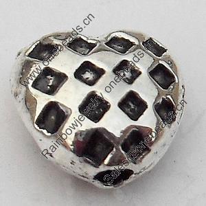 Beads Zinc Alloy Jewelry Findings Lead-free, 6mm Hole:1mm, Sold by Bag 