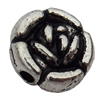 Beads Zinc Alloy Jewelry Findings Lead-free, 10mm Hole:1mm, Sold by Bag 