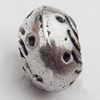 European Style Beads Zinc Alloy Jewelry Findings Lead-free, 6x9mm Hole:4mm, Sold by Bag 