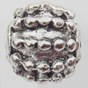 Beads Zinc Alloy Jewelry Findings Lead-free, 7mm Hole:2mm, Sold by Bag 