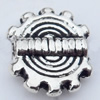 Beads Zinc Alloy Jewelry Findings Lead-free, 8x10mm Hole:1mm, Sold by Bag 
