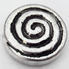 Beads Zinc Alloy Jewelry Findings Lead-free, 13mm Hole:1.5mm, Sold by Bag 