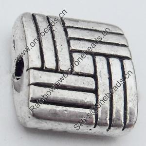 Beads Zinc Alloy Jewelry Findings Lead-free, 7.5mm Hole:1mm, Sold by Bag 