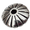 Beads Zinc Alloy Jewelry Findings Lead-free, 15mm Hole:3mm, Sold by Bag 