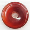 Agate Pendant, Donut, 25mm, Hole:Approx 6mm, Sold by PC 