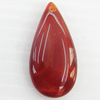 Agate Pendant, Teardrop, 17x31mm, Hole:Approx 1mm, Sold by PC 