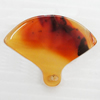 Agate Pendant, 34x28mm, Hole:Approx 1mm, Sold by PC 