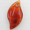 Agate Pendant, 15x29mm, Hole:Approx 1mm, Sold by PC 