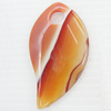 Agate Pendant, 34x62mm, Hole:Approx 9mm, Sold by PC 