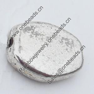 Beads Zinc Alloy Jewelry Findings Lead-free, 12.5x9mm Hole:1mm, Sold by Bag 