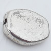 Beads Zinc Alloy Jewelry Findings Lead-free, 12.5x9mm Hole:1mm, Sold by Bag 