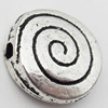 Beads Zinc Alloy Jewelry Findings Lead-free, 10mm Hole:1mm, Sold by Bag 