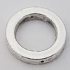 Beads Zinc Alloy Jewelry Findings Lead-free, Donut O:19mm I:12mm, Sold by Bag 