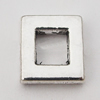 Beads Zinc Alloy Jewelry Findings Lead-free, O:10mm I:6mm Hole:1mm, Sold by Bag