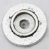 Beads Zinc Alloy Jewelry Findings Lead-free, 12mm Hole:2.5mm, Sold by Bag 