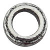Donut Zinc Alloy Jewelry Findings Lead-free, O:11mm I:7mm, Sold by Bag