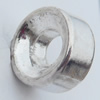 European Style Beads Zinc Alloy Jewelry Findings Lead-free, 5x10mm Hole:4mm, Sold by Bag 