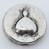 Beads Zinc Alloy Jewelry Findings Lead-free, 14mm Hole:1mm, Sold by Bag 