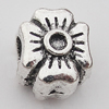 European Style Beads Zinc Alloy Jewelry Findings Lead-free, Cross 10x12mm Hole:5mm, Sold by Bag 