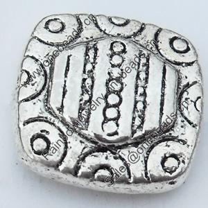 Beads Zinc Alloy Jewelry Findings Lead-free, 13mm Hole:1.5mm, Sold by Bag 