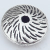 Beads Zinc Alloy Jewelry Findings Lead-free, 12x6mm Hole:1.5mm, Sold by Bag 