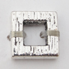 Beads Zinc Alloy Jewelry Findings Lead-free, O:10mm I:5mm Hole:1mm, Sold by Bag 