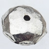 Beads Zinc Alloy Jewelry Findings Lead-free, 12x7mm Hole:1.5mm, Sold by Bag 