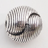 Beads Zinc Alloy Jewelry Findings Lead-free, 10x10mm Hole:2mm, Sold by Bag 