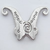 Beads Zinc Alloy Jewelry Findings Lead-free, 28x20mm Hole:1.5mm, Sold by Bag 